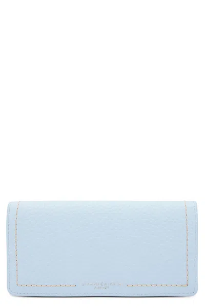 Gianni Chiarini Leather Wallet In Blue