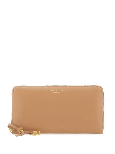 Gianni Chiarini Leather Wallet In Brown
