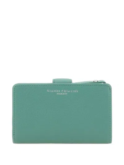 Gianni Chiarini Leather Wallet In Green