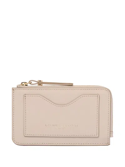 Gianni Chiarini Leather Wallet In Neutrals