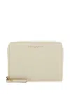 Gianni Chiarini Grained-leather Wallet In Neutrals