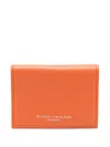 Gianni Chiarini Leather Wallet In Orange