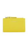 Gianni Chiarini Leather Wallet In Yellow
