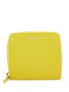 Gianni Chiarini Leather Wallet In Yellow