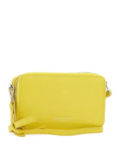 Gianni Chiarini Leather Wallet In Yellow