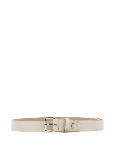 Gianni Chiarini Logo-charm Belt In White