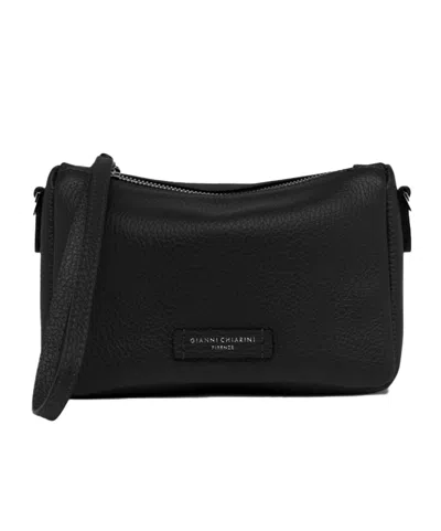 Gianni Chiarini Logo Clutch In Black