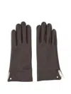 Gianni Chiarini Logo-detail Gloves In Brown