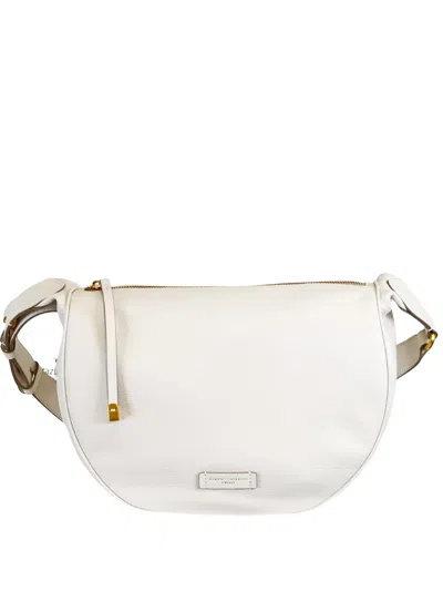 Gianni Chiarini Logo-detail Shoulder Bag In White