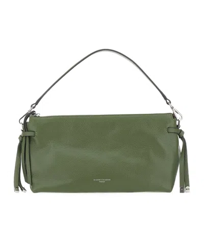 Gianni Chiarini Logo Embossed Bag In Green