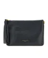 Gianni Chiarini Logo Embossed Zipped Clutch Bag In Black