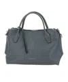 Gianni Chiarini Logo Embossed Zipped Tote Bag In Gray