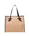 Gianni Chiarini Logo Handbag In Nude