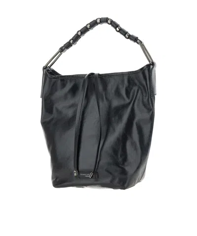 Gianni Chiarini Logo Patch Bag In Black
