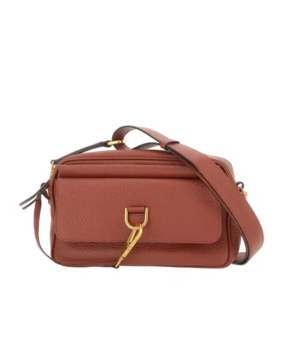 Gianni Chiarini Logo Printed Shoulder Bag In Brown