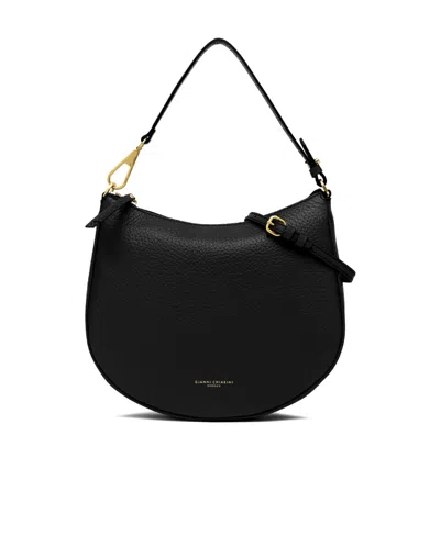Gianni Chiarini Logo Shoulder Bag In Black