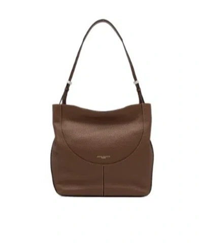 Gianni Chiarini Logo Shoulder Bag In Brown