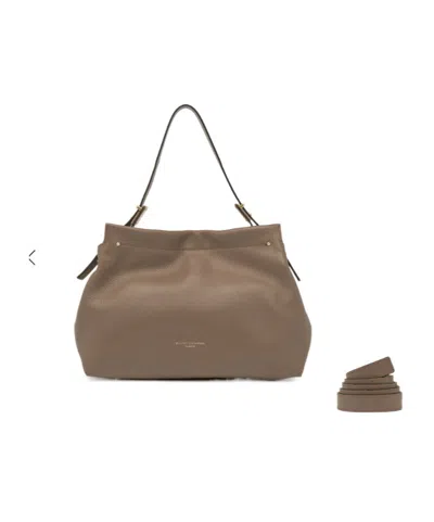Gianni Chiarini Logo Shoulder Bag In Brown