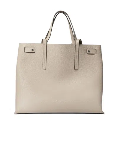 Gianni Chiarini Logo Shoulder Bag In Nude