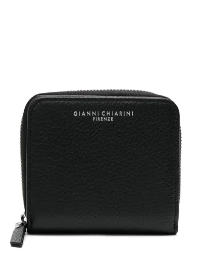 Gianni Chiarini Logo-stamp Wallet In 黑色