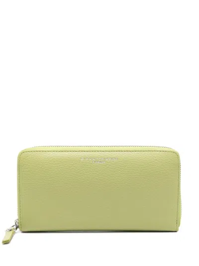 Gianni Chiarini Logo-stamp Wallet In 绿色