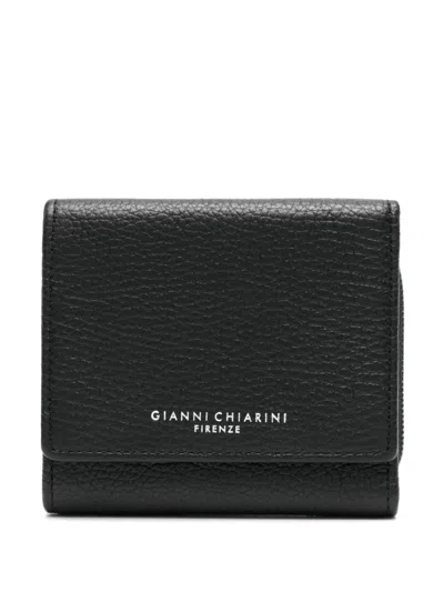 Gianni Chiarini Logo-stamp Wallet In Black