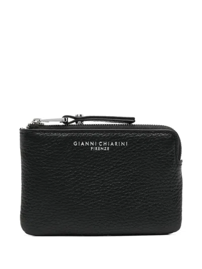 Gianni Chiarini Logo-stamp Wallet In Black