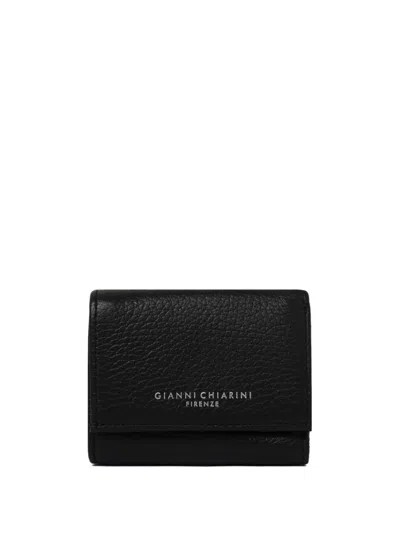 Gianni Chiarini Logo-stamp Wallet In Black