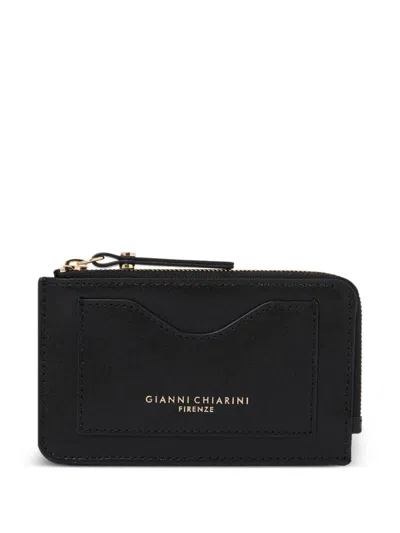 Gianni Chiarini Logo-stamp Wallet In Black