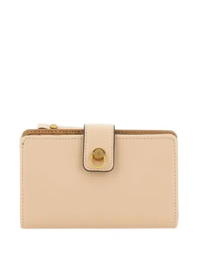 Gianni Chiarini Logo-stamp Wallet In Nude