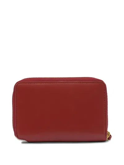 Gianni Chiarini Logo-stamp Wallet In Red