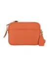 Gianni Chiarini Logo Stamp Zipped Shoulder Bag In Red