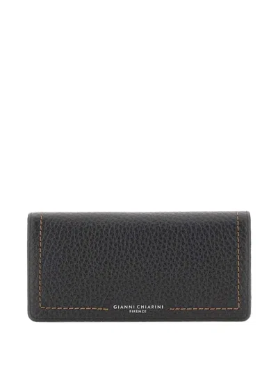 Gianni Chiarini Logo-print Wallet In Black