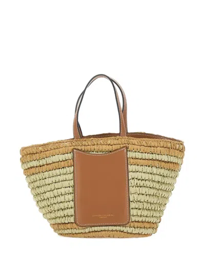 Gianni Chiarini Mae Tote Bag In Brown