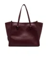 Gianni Chiarini Marcella Leather Shopping Tote Bag In Red