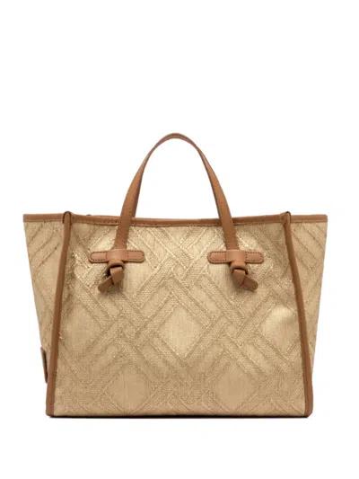 Gianni Chiarini Marcella 32 Knot-detail Tote Bag In Brown