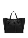 Gianni Chiarini Miss Marcella 32 Leather Tote Bag In Black