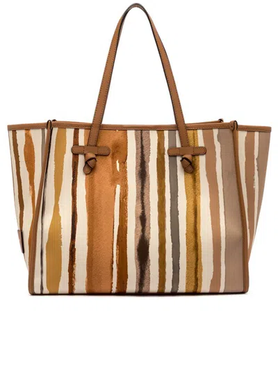 Gianni Chiarini Natural Marcella Shopping Bag In Beige