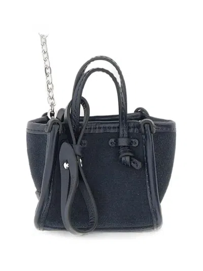 Gianni Chiarini Marcella Bag-shaped Keychain In Blue