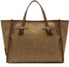 Gianni Chiarini Marcella Canvas And Leather Shopping Bag