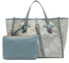 Gianni Chiarini Marcella Canvas And Leather Shopping Bag