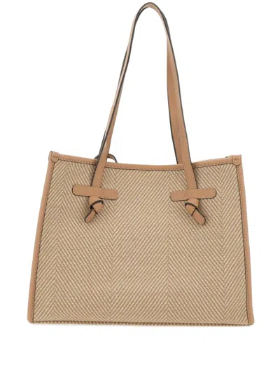 Gianni Chiarini Marcella Club Tote Bag In Neutral