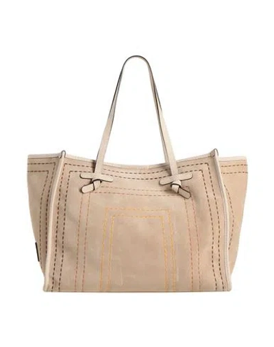 Gianni Chiarini Marcella Club Woman Handbag Beige Size - Leather In Sand