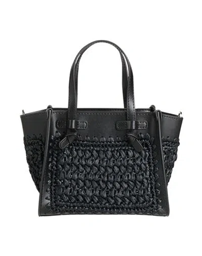 Gianni Chiarini Marcella Club Woman Handbag Black Size - Cow Leather, Viscose
