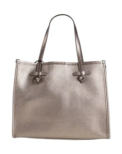 Gianni Chiarini Marcella Club Woman Handbag Bronze Size - Cow Leather In Yellow