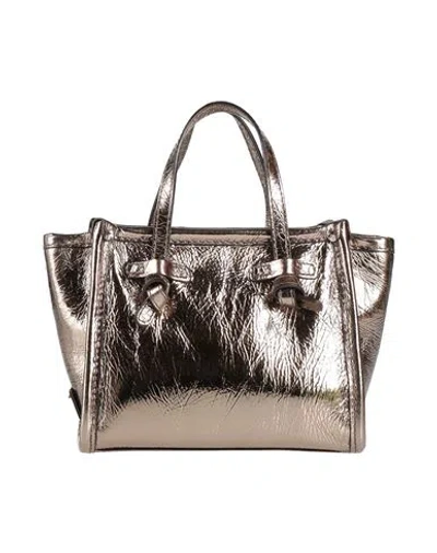 Gianni Chiarini Marcella Club Woman Handbag Bronze Size - Leather In Yellow