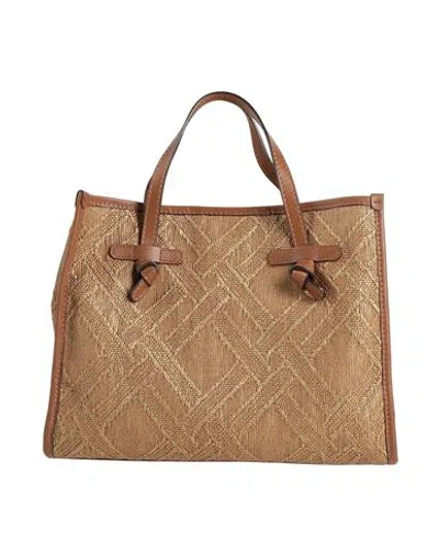 Gianni Chiarini Marcella Club Woman Handbag Bronze Size - Textile Fibers In Yellow