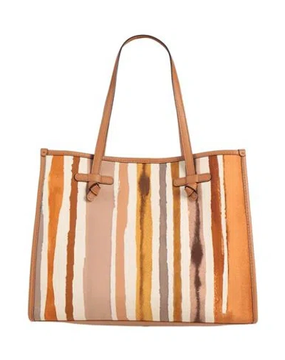 Gianni Chiarini Marcella Club Woman Handbag Camel Size - Textile Fibers In Sand