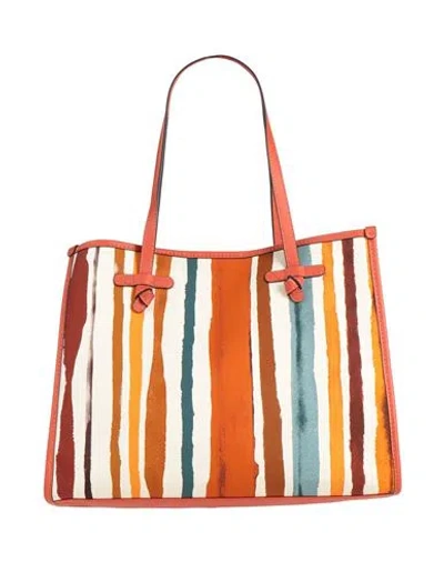 Gianni Chiarini Marcella Club Woman Handbag Coral Size - Textile Fibers In Red