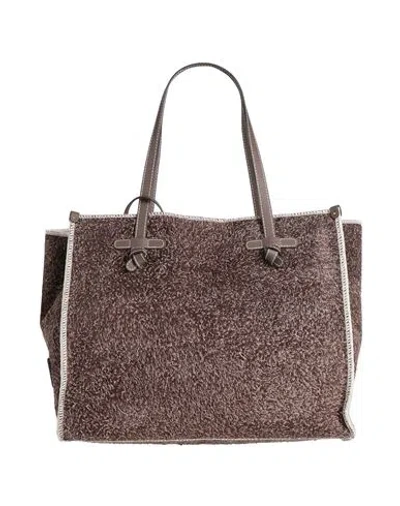 Gianni Chiarini Marcella Club Woman Handbag Dark Brown Size - Leather